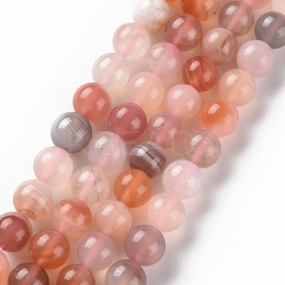 Natural Botswana Agate Beads Strands G-S362-103B-1