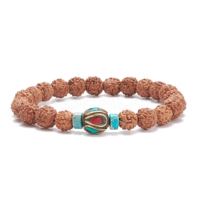Mala Beads Bracelet BJEW-JB08256-1