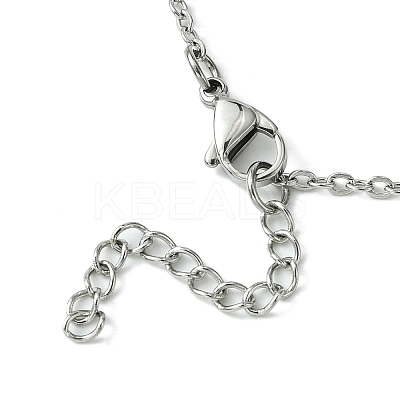 Crystal Cage Holder Necklace NJEW-JN04604-02-1