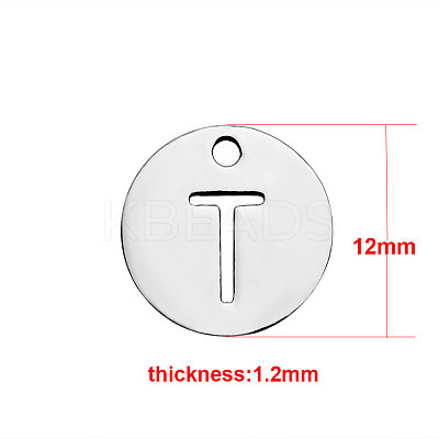 Non-Tarnish 201 Stainless Steel Charms LS-STAS-Q201-T051-T-1