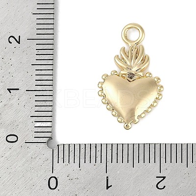 Brass Micro Pave Cubic Zirconia Pendants KK-I719-42G-1