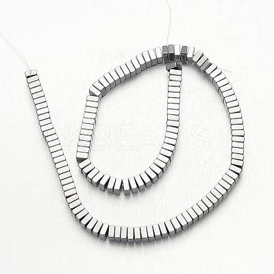 Electroplate Non-magnetic Synthetic Hematite Bead Strands G-F300-20A-01-1
