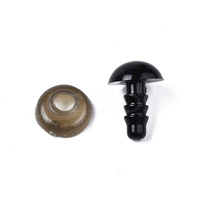 Craft Plastic Doll Eyes Stuffed Toy Eyes DIY-R039-9mm-07-1