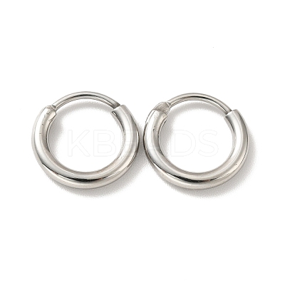 Tarnish Resistant 201 Stainless Steel Huggie Hoop Earrings STAS-H164-02P-1