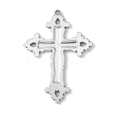 Tibetan Style Alloy Big Gothic Pendants TIBEP-A20541-AS-LF-1