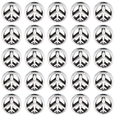 80Pcs Tibetan Style Alloy European Beads TIBE-SC0001-99-RS-1