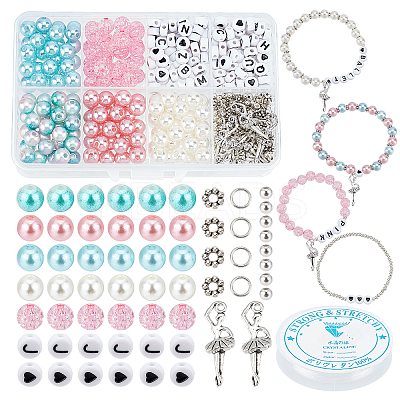 DIY Imitation Pearl Bracelet Making Kits DIY-PH0008-83-1