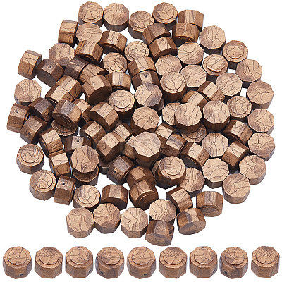 100Pcs Octagon Sealing Wax Particles DIY-CP0009-40A-1
