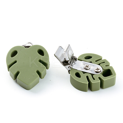 Food Grade Eco-Friendly Silicone Baby Pacifier Clips SIL-S003-03C-1