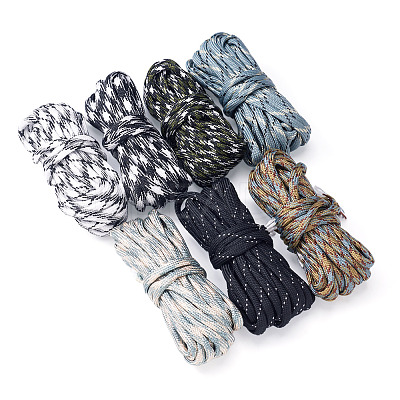 28M 7 Colors 7 Inner Cores Polyester & Spandex Cord Ropes RCP-TA0001-06-1