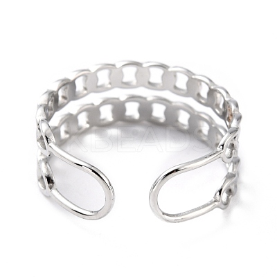 Tarnish Resistant 304 Stainless Steel Finger Rings RJEW-L102-25P-1