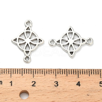 Tibetan Style Alloy Viking Knot Connector Charms LS-FIND-H053-14AS-1