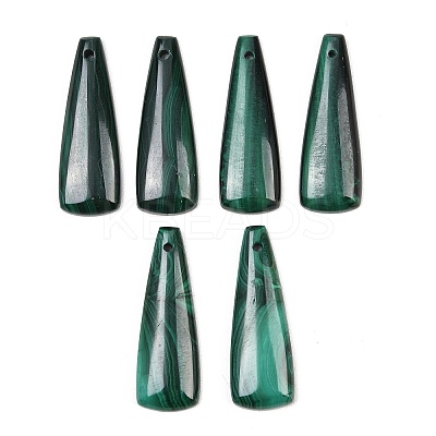 Natural Malachite Pendants G-B187-01A-03-1