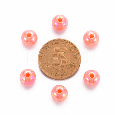 Opaque Acrylic Beads MACR-S370-D8mm-SS2109-1