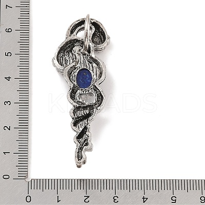 Natural Lapis Lazuli Pendants G-A224-03AS-01-1