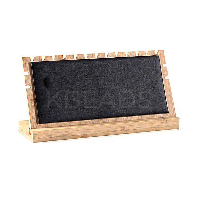 Rectangle Wood Necklaces Display Stands PW-WG1D9C2-01-1