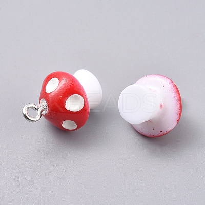 Autumn Theme Plastic Pendants KY-TAC0005-04E-1