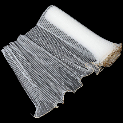 Wrinkled Wavy Gauze Yarn Flower Bouquets Wrapping Packaging DIY-CY0001-78A-1