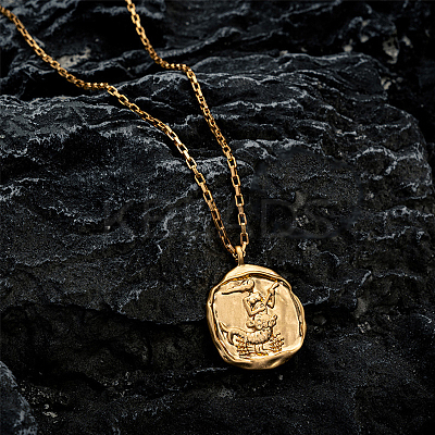 Stainless Steel Cable Chain Necklace WG93556-06-1