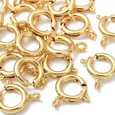 SHEGRACE Brass Spring Ring Clasps XGRPCN257-222G-1