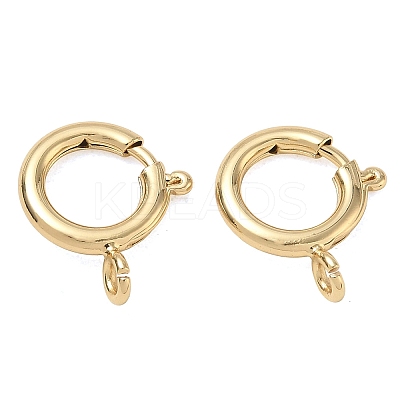 Brass Spring Ring Clasps KK-CBA1AE8-05D-G-1