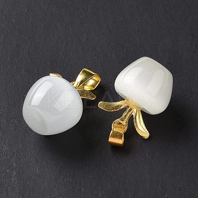 Cat Eye Pendants G-C023-05G-1