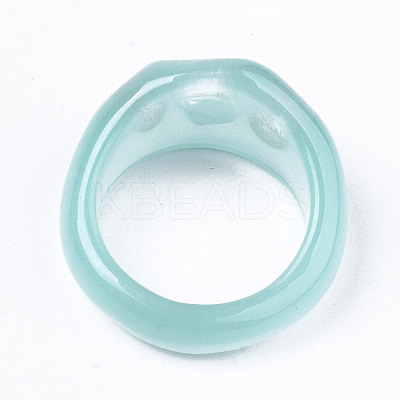 Resin Finger Rings RJEW-N033-008-C01-1