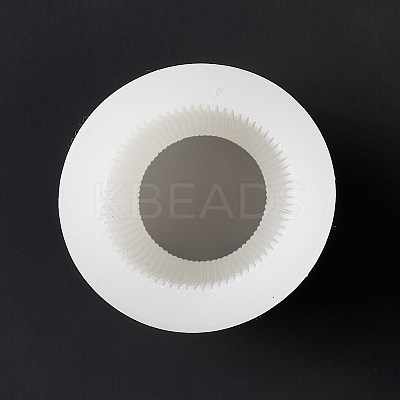 DIY Sand Glass Shaped Striped Pillar Candle Silicone Molds SIMO-P001-01B-1