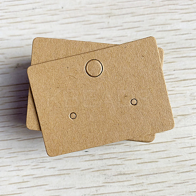 Kraft Paper Earring Display Cards LS-PW-WG73449-04-1