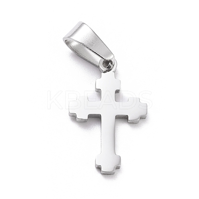 Non-Tarnish 304 Stainless Steel Pendants STAS-L216-33P-1