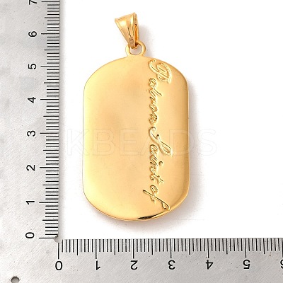 316L Surgical Stainless Steel Big Pendants STAS-B059-01G-04-1