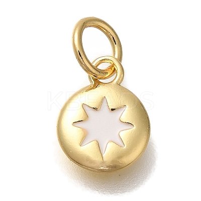 Rack Plating Brass Charms KK-I720-51G-01-1