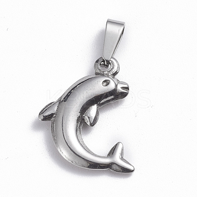 Tarnish Resistant 201 Stainless Steel Pendants STAS-O113-19P-1