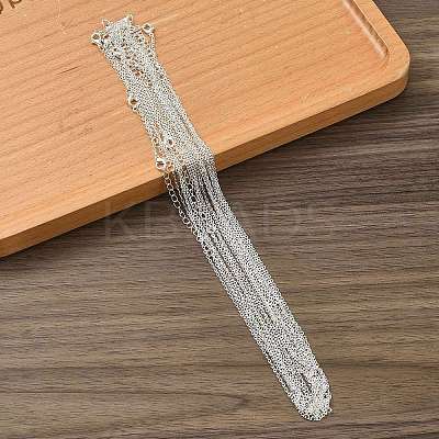 Iron Cable Chain Necklace Making MAK-YW0001-13-1