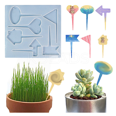 DIY Food Grade Silicone Plant Label Molds SIMO-PW0014-23-1