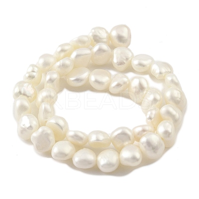 Natural Cultured Freshwater Pearl Beads Strands PEAR-A006-04H-1