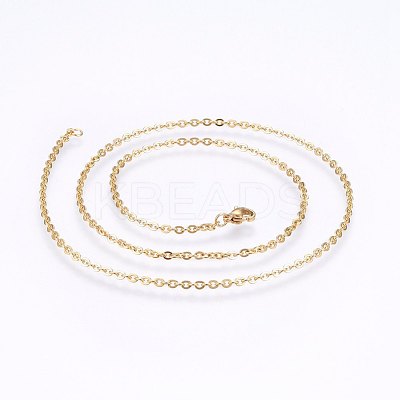 304 Stainless Steel Cable Chains Necklaces NJEW-F226-04G-06-1