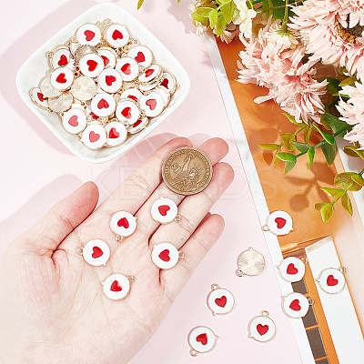 100Pcs Alloy Enamel Pendants ENAM-GO0001-03-1