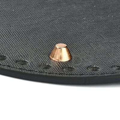 PU Leather Flat Round Bottom X-FIND-P001-03A-01-1