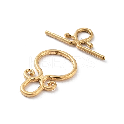 Ion Plating(IP) 304 Stainless Steel Toggle Clasps STAS-A092-01G-1