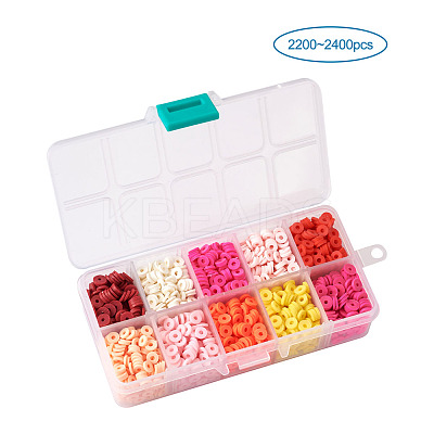Handmade Polymer Clay Beads CLAY-TA0001-08-1