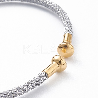 Braided Carbon Steel Wire Bracelet Making MAK-A017-B06-1