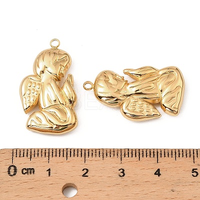 304 Stainless Steel Pendants STAS-T068-81G-1