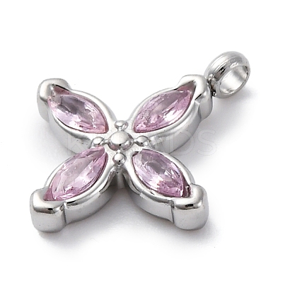 304 Stainless Steel Pendants STAS-C118-01P-03-1