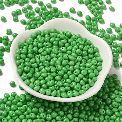 6/0 Opaque Baking Paint Glass Seed Beads X1-SEED-M012-02A-06-1