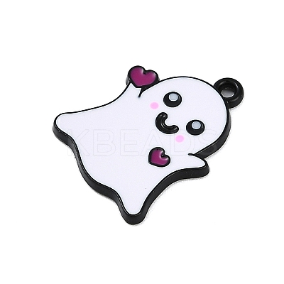 Halloween Theme Spray Painted Alloy Enamel Pendants PALLOY-D029-01D-RS-1