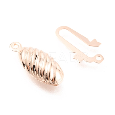 304 Stainless Steel Box Clasps STAS-H151-16RG-1
