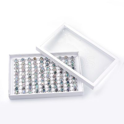 Acrylic Finger Rings G-S279-43-B-1
