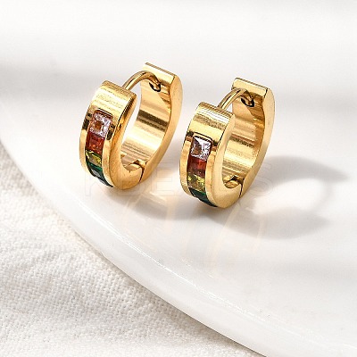 304 Stainless Steel Hoop Earrings EJEW-L302-02G-01-1