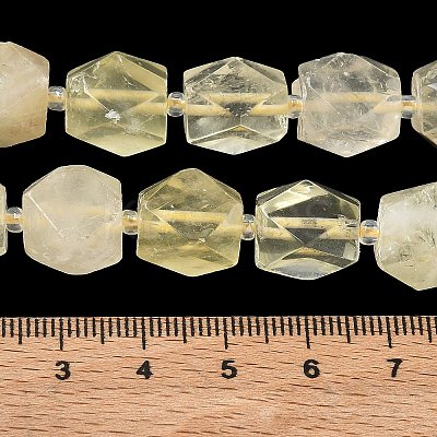 Heated Natural Lemon Quartz Beads Strands GG-CBAF8A8-A12-01-1